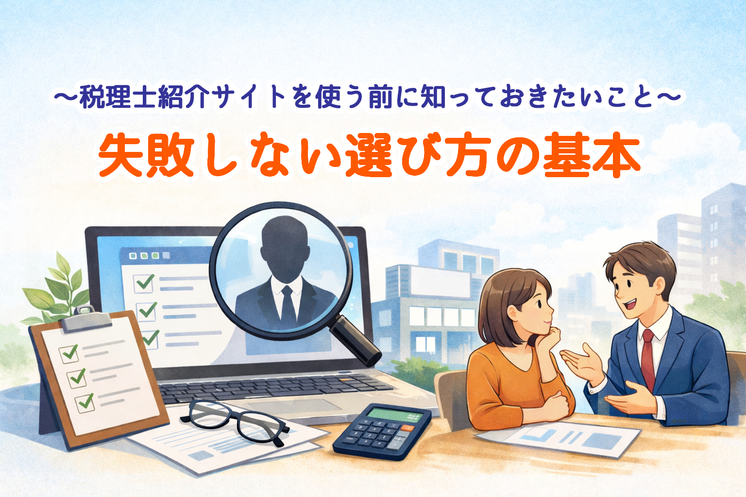 ～税理士紹介サイトを使う前に知っておきたいこと～
